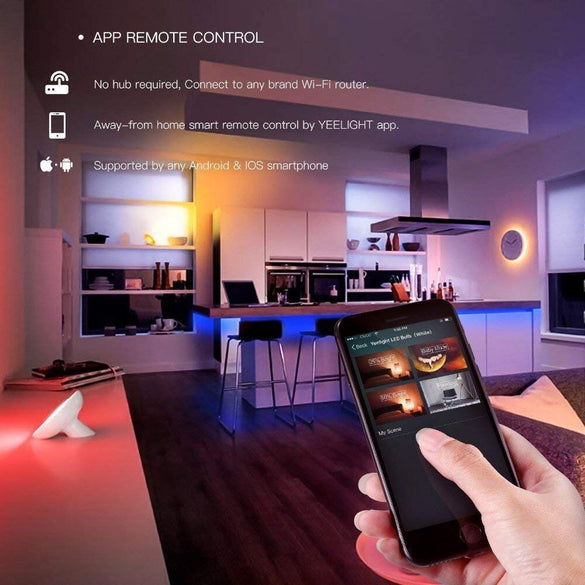 Yeelight Smart Light Strip Plus 2m LED RGB WiFi APP Smart Home Decor Light Work With Alexa Google Assistant Homekit