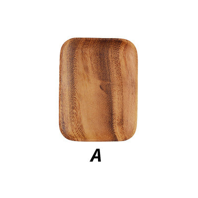Square Acacia Wood Serving Plate
