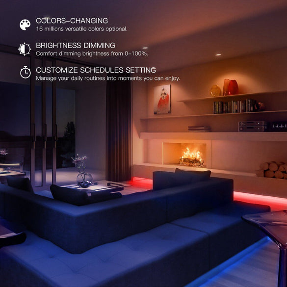 Yeelight Smart Light Strip Plus 2m LED RGB WiFi APP Smart Home Decor Light Work With Alexa Google Assistant Homekit