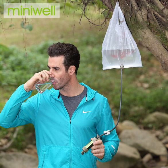 miniwell Outdoor Sport Personal Water Filter Good For Travel & Backpacking