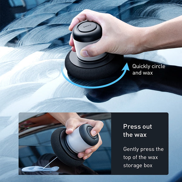 Baseus Car Polisher Scratch Repair Auto Manual Polishing Machine With 100ml Wax For Car Paint Care Clean Waxing Tool Accessories