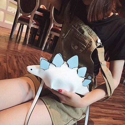 DUSUN Creative Chameleon Cartoon Handbags Flap 3D Funny Dinosaur Animal Messenger Bag Panelled Shoulder Crossbody Bags Girl Gift