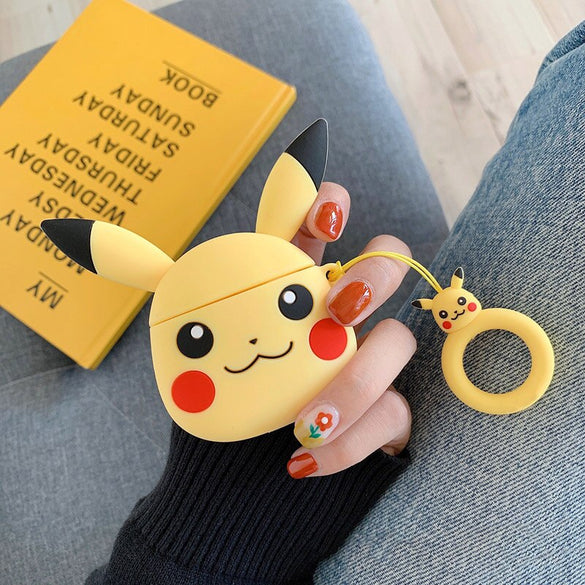 Funny Cartoon For Apple Airpods Case Protective Cover Cute Bluetooth Earphone Case Soft Silicone Headset Cases Bag For Airpod 2