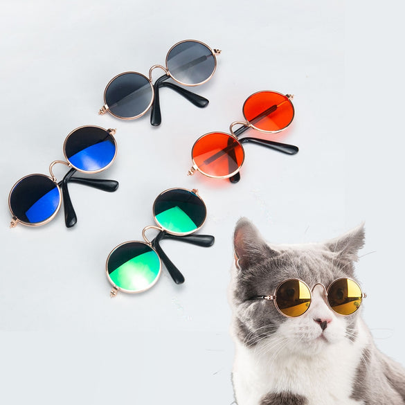 Pet Cat Glasses Dog Glasses Pet Products for Little Dog Cat Eye Wear Dog Sunglasses Photos Props Accessories Pet Supplies Toy