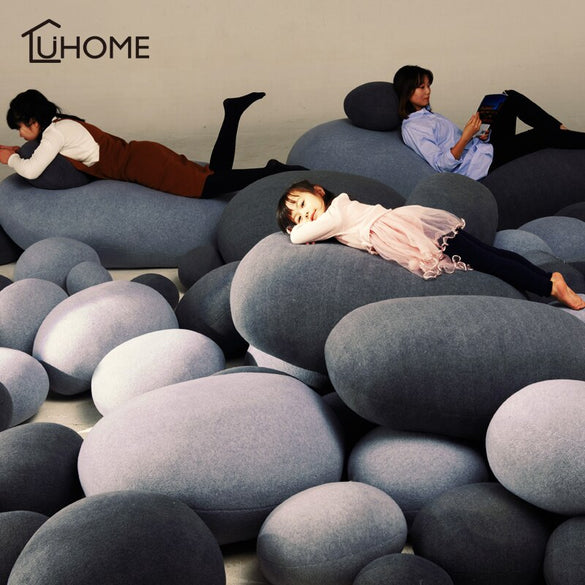 Creative 3D Cobblestone Pillow Stuffed Throw Cushion Bed Sofa Seat Decorative  Cushion Throw Pillow Kids Plush Toy