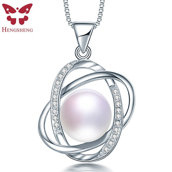 10-11mm Natural Pearl pendant necklace top quality necklace & pendant for women love gift fine jewelry with 925 Sterling Silver