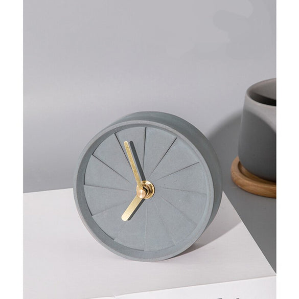Cement clock mold cement silicone mold clock pendulum mold home fashion products geometric clock silicone mould