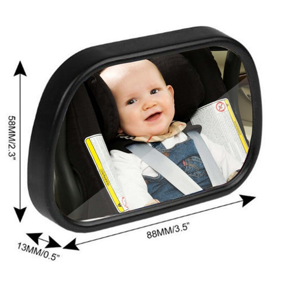 Adjustable Baby Car Mirror Car Back Seat Safety View Rear Ward Facing Car Interior Baby Kids Monitor Reverse Safety Seats Mirror