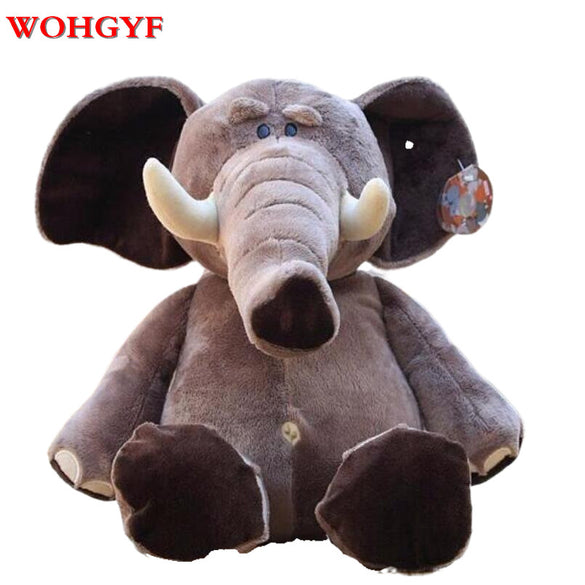 Brand Jungle Brothers Plush Stuffed Toy Elephant Animals for Kid's Gifts,10" 25cm,1PC