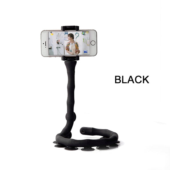 SHELLNAIL Cute Caterpillar Lazy Bracket Mobile Phone Holder Worm Flexible Phone Suction Cup Stand For Home Wall Desktop Bicycle