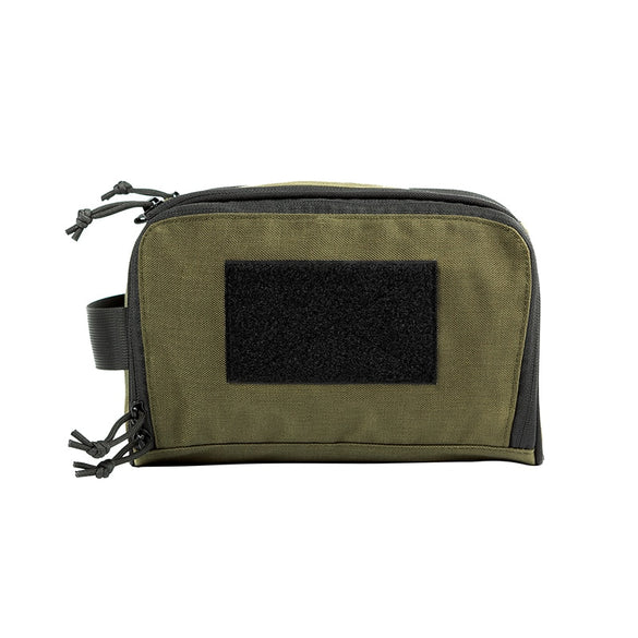 OneTigris Tacti-Tech Men's Utility Organizer Bag Travel Pouch Electronics Accessories Bag For Travel Kit Travel Toiletry Pouch (RG)