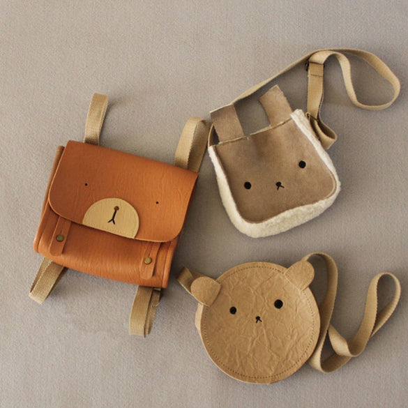 EnkeliBB Toddler Lovely Animal Bag Cute Bear Bunny Bear Crossbody Bag Baby Girl Kids All Accessory