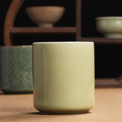 Tea Cup Ceramic Porcelain Teacup 240ml Tea Bowl Master Coffee Mug Water Cup Drinkware Teaware Container Teacups Pu'er Cups Gifts