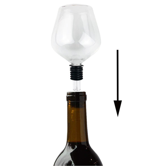 Drinking Directly from Bottle Clear Wine Glass Goblet Champagne Cup Barware Wine Easy To Clean For Home Office Kitchen Outdoors