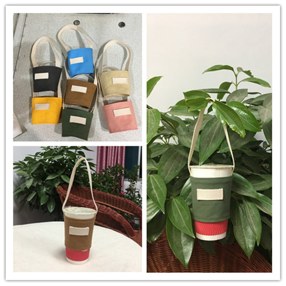 Portable Cup Bag Water Bottle Cover For Milk Tea Juice Coffee Convenient Drinking Mug Bags Environmental Friendly