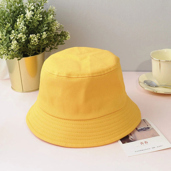 Sparsil Unisex Summer Foldable Bucket Hat Women Outdoor Sunscreen Cotton Fishing Hunting Cap Men Basin Chapeau Sun Prevent Hats