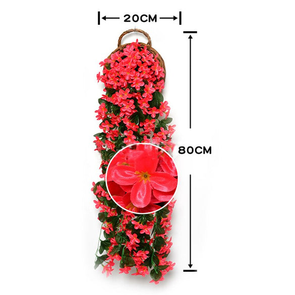 Violet Artificial Flower Party Decoration Simulation Valentine's Day Wedding Wall Hanging Basket Flower Orchid fake Flower