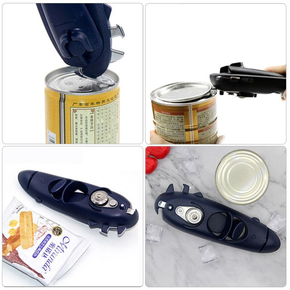 Stainless Steel Manual Can Opener Multifunction Tin Canned Food Opener Side Cutter Beer Bottle Opening Kitchen Bar Tools Gadget