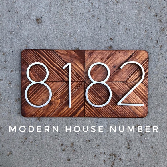 127mm Big House Number Huisnummer Hotel Home Door Number Outdoor Address Numbers for House Numeros Puerta de la casa hausnummer