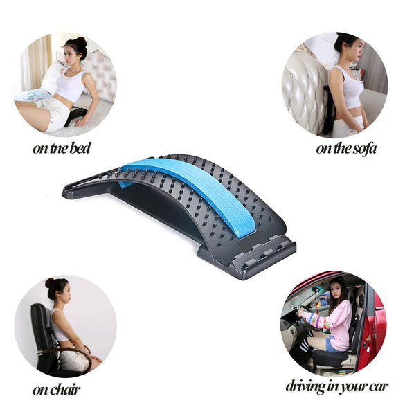 Stretch Equipment Back Massager Stretcher Fitness Lumbar Support Relaxation Mate Spinal Pain Relieve Chiropractor Messager