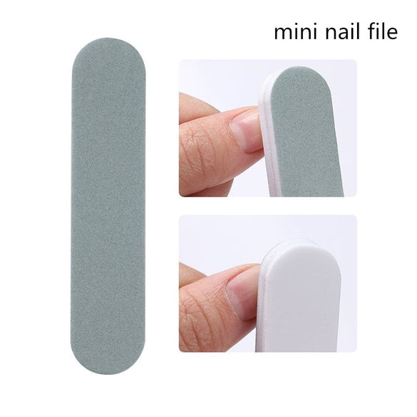 White Nail Art Buffers Sanding Block Buffing Grinding Polishing Block Nail File Buffer Pedicure Professional Nail Art Tool
