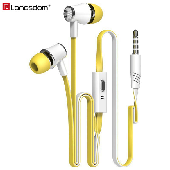 Langsdom Mijiaer JM21 Wired Earphones For Phone iPhone Huawei Xiaomi Headsets In Ear Earphone Earbuds Earpiece fone de ouvido
