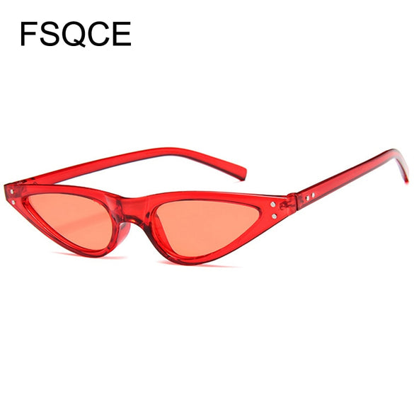 Vintage Retro Sunglasses Small Cat Eye Women Sunglasses Eyeglass Luxury Brand Design Sun Glasses Ocean Lenses UV400 Shade Women