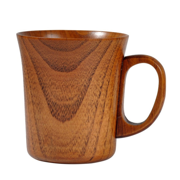 New Jujube Wood Cup Natural Spruce Wooden Cup Handmade Wooden Coffee Beer Mugs Wood Cup (1 200-400ml)