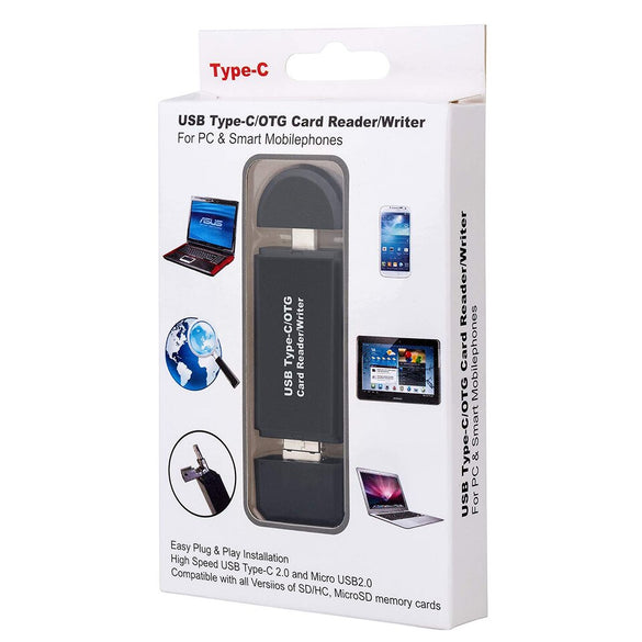SD Card Reader USB 3.0 OTG Micro USB Type C Card Reader Lector SD Memory Card Reader For Micro SD TF USB Type-C OTG Cardreader