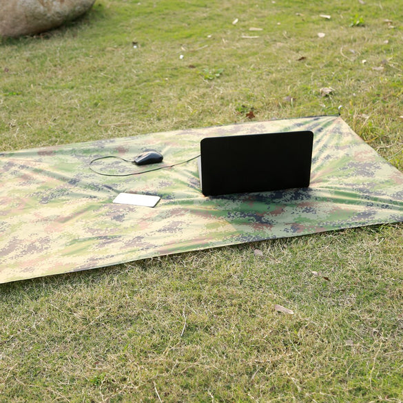 Portable Ultralight Tarp Outdoor Camping Survival Sun Shelter Multifunctional Waterproof Beach Awning Beach Tent Mat Rain Shelte
