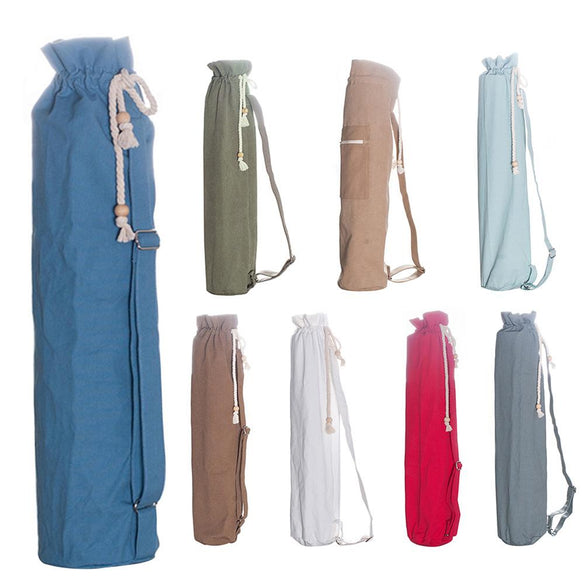 Nylon Yoga Mat Portable Yoga Bag Pilates Carrying Backpack Bag Yoga Mat Bags with Shoulder Strap For Women Female Supplies