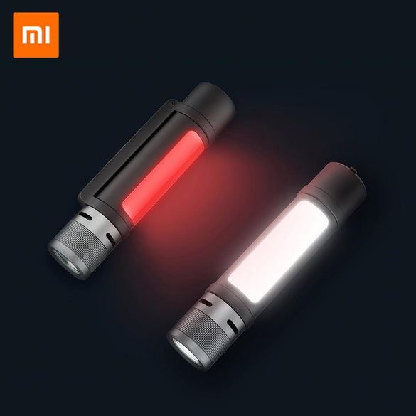Xiaomi Portable LED Flashlight Ultra Bright Outdoor Torch Rechargeable Self Protection Emergency Light Zoomable Adjustable Focus