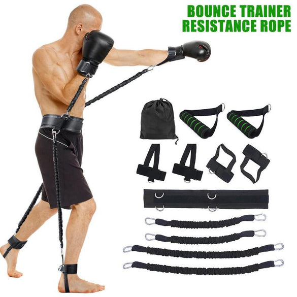Resistance Bands Home Gym Stretching Strap Set Waist Leg Bouncing Training arm Exercises Boxing Muay Body Building Yoga Exercise
