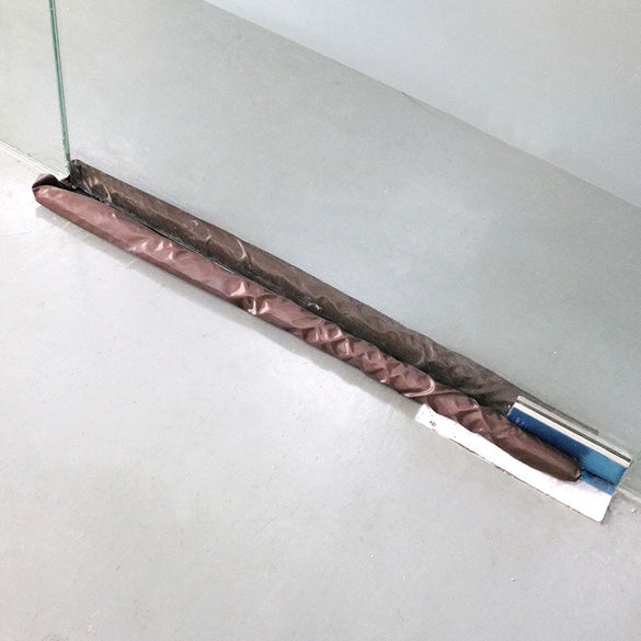 1pcs Anti-Wind Dustproof Blocker Sealer Stopper Insulator Door Window Brown Interior or Exterior Door Stopper Rubber Floor 85cm