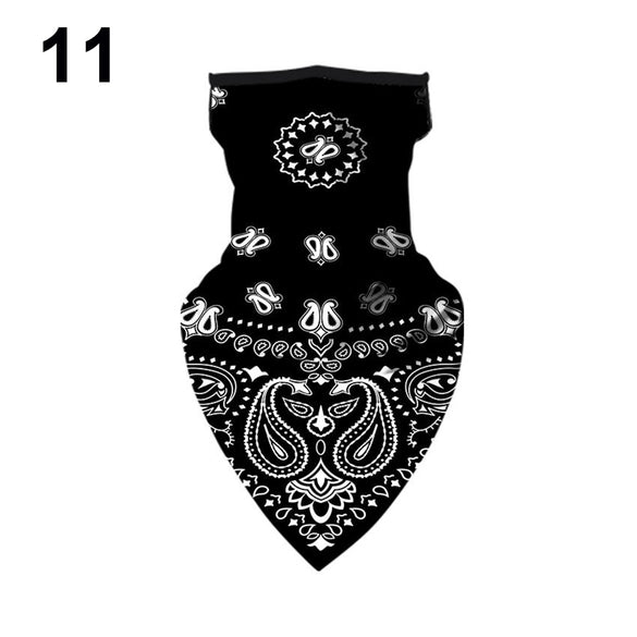 1PC Printing Style Multi-function Magic Scarf Half Face Mask Neck Cover Scarf Anti-UV Cycling Bandana Outdoor Sports Headwear