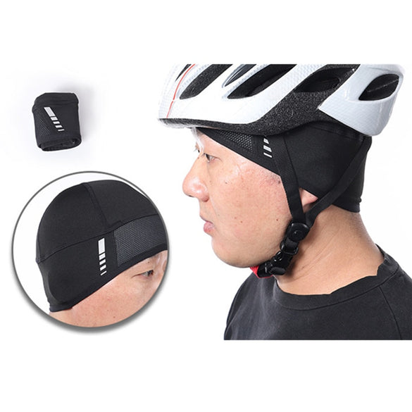 Reflective Men Women Winter Fleece Cycling Cap Windproof Outdoor Sports Running Caps MTB Bike Bicycle Helmet Lining Linner