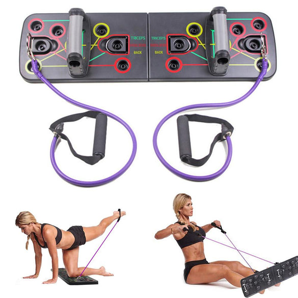 9 in 1 Push Up Rack Board Men Women Home Comprehensive Fitness Exercise Push-up Stands For GYM Body Training
