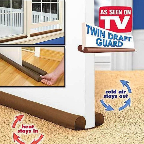 1pcs Anti-Wind Dustproof Blocker Sealer Stopper Insulator Door Window Brown Interior or Exterior Door Stopper Rubber Floor 85cm