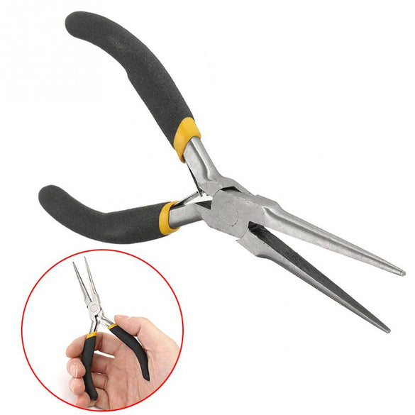 Needle Nose Pliers 4.5'' Long Nose Plier Press tool Multi tool Forceps Repair Hand Tools