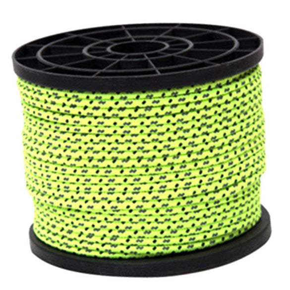 LGFM-4mm 50m/16.4ft Glow in the Dark Luminous Reflective Tent Rope Guy Line Camping Cord