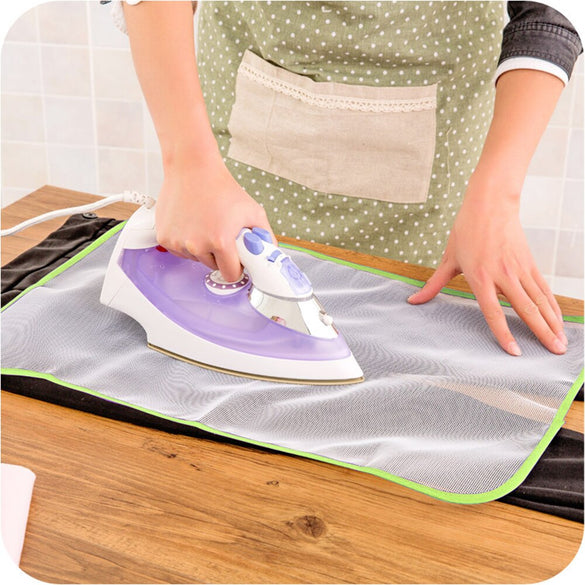 Household Protective Press Mesh Ironing Board Cover Protective Insulation Ironing Cloth Guard Against Pressing Pad Random Colors