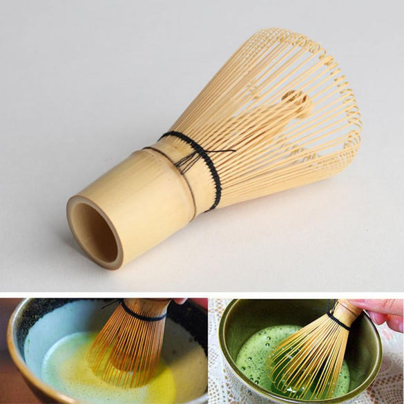 1PC Matcha Green Tea Powder Whisk Matcha Bamboo Whisk Bamboo Chasen Useful Brush Tools Kitchen Accessories