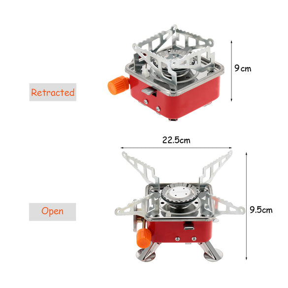 TOMSHOO Gas Stove Camping Stove Folding Furnace 2800W Outdoor Stove Picnic Cooking Gas Burners Backpacking Furnace Butane