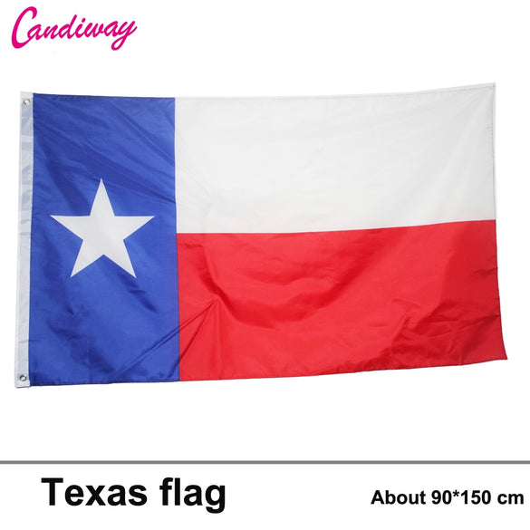 3x5 Ft Deluxe TEXAS Embroidered TX American Lone Stars USA state Flag parade/Festival/Home Decoration