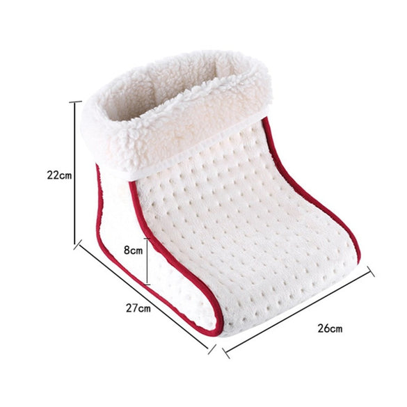 Heated Plug Type Electric Warm Foot Warmer Washable Heats Control Settings Warmer Cushion Thermal Foot Warmer  Gift