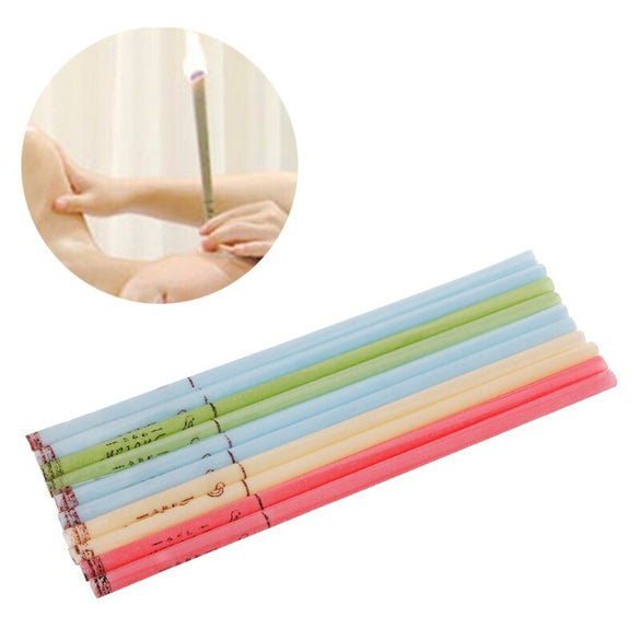 10Pcs/Set Ear Cleaner Wax Removal Ear Candles Treatment Care Healthy Hollow Cone Hot!