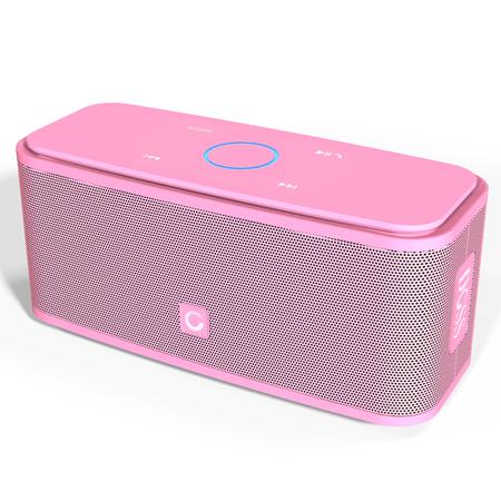 DOSS SoundBox Touch Control Bluetooth Speaker 2*6W Portable Wireless Speakers Stereo Sound Box with Bass and Built-in Mic
