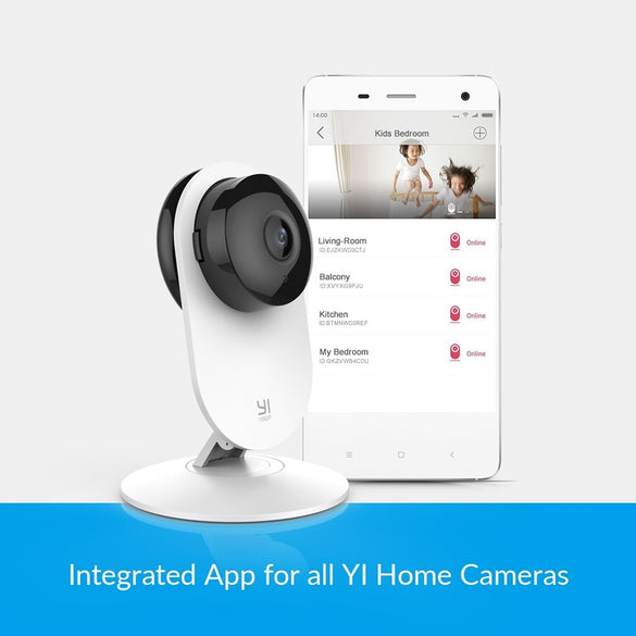 YI Home Camera 1080p Baby Monitor Wireless IP Wifi Security Surveillance System Night Vision Cloud International version (US/EU)