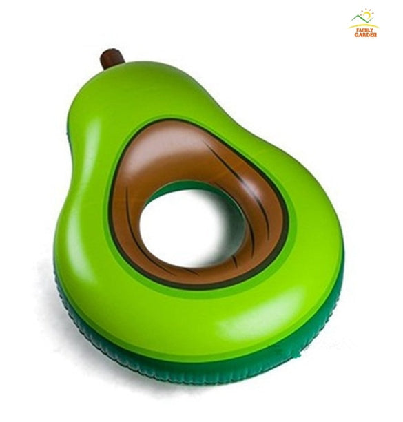 New Design Inflatable Avocado Pear Pool Beach Swimming Toy Blowup Float Floatie Air Mattress