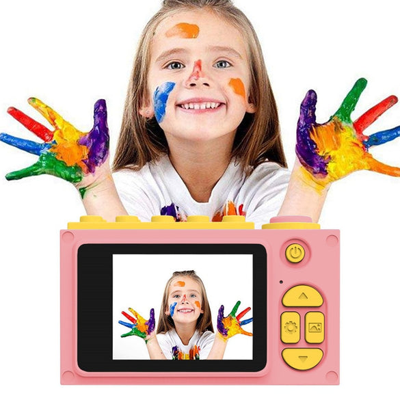 8.0MP Mini Digital Camera 2 Inch Cartoon Cute Camera Toys Children Birthday Gift 1080P Toddler Toys Camera